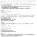 2 stücke Blinker Lichtquelle LED Modul 6002TZ0239 6002TZ0240 Für BMW