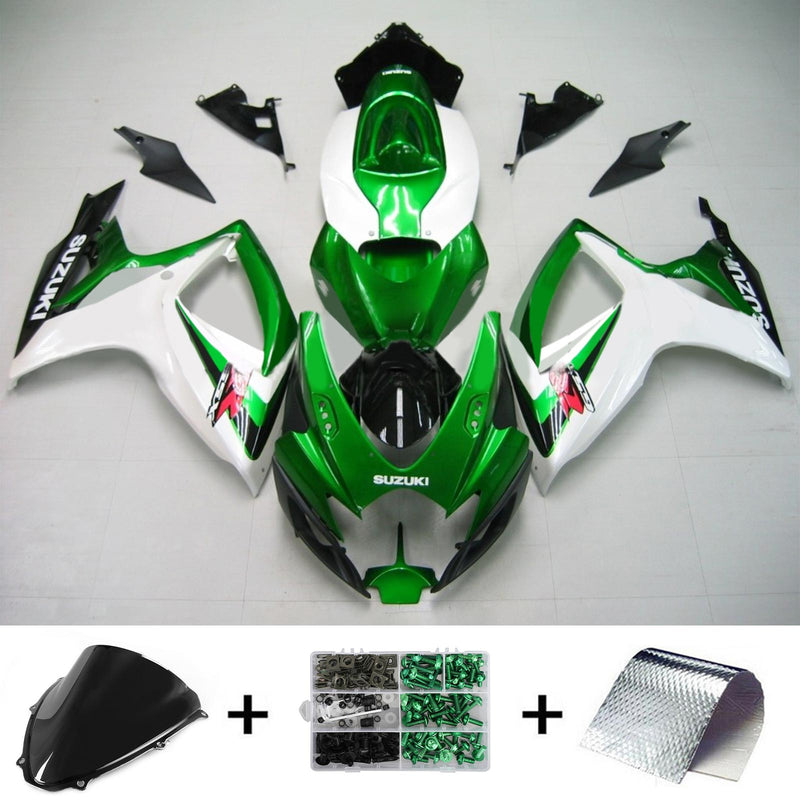 2006-2007 K6 Suzuki GSXR 600/750 kit de carenado de inyección cuerpo plástico