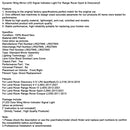 2Pcs Dynamische Flügel Spiegel LED Signal Anzeige Licht Für Range Rover Sport