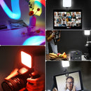 T64 RGB Lampa wideo LED wypełniająca Światło Fotografia wideo Pełnokolorowe światło wypełniające LED