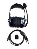 Fone de ouvido com cancelamento de ruído piloto 6,3/5,2 mm GA Plug Universal Fit para aviões