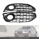 2010–2015 Audi A4 Allroad B8 Base Front Base Honeycomb nevoeiro Cooler Grille Tampa preta