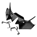 2021-2024 Kawasaki Z650 Etuvoiman spoilerin laajennus musta