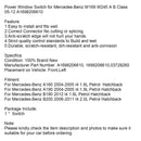 Hauptfensterheberschalter für Mercedes-Benz W169 W245 1698206610