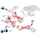 Byt ut EGR Valve Cooler Repair Kit för BMW M47N2 M57N2 E46 E90 E60 E61 E83