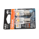 2× Til OSRAM 9456Y bil ekstra lamper LED PY21W 12V 2,5W BAU15s
