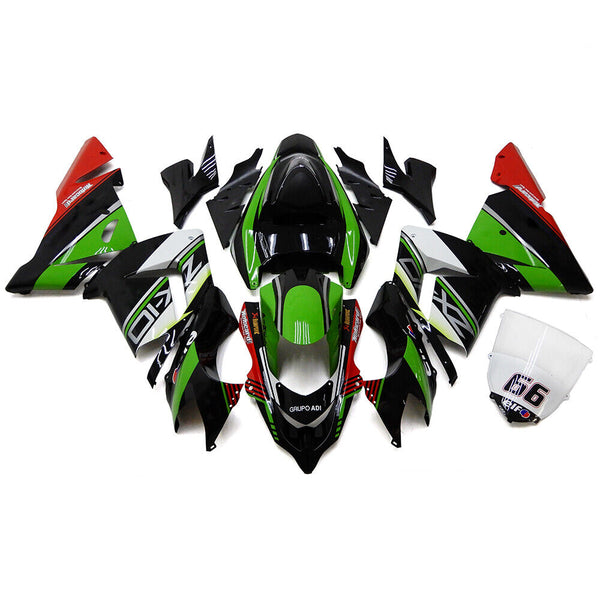 Injection Fairing Kit Bodywork Plastic ABS fit For Kawasaki ZX10R 2004-2005