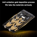 Raspberry Pi 5 PCIe Dwukanałowa płytka obrotowa z protokołem NVME Podwójny dysk twardy M.2