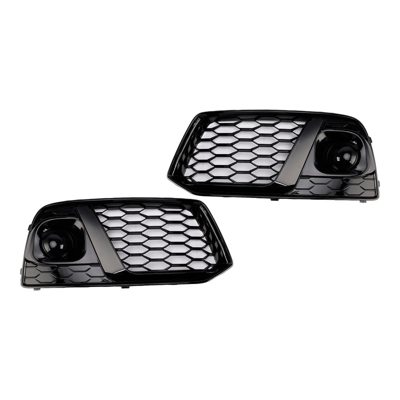 2018 2019 Audi Q5 SQ5 Schwarz Front Waben Nebelscheinwerfer Kühlergrill Grill Abdeckung