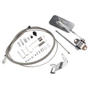 Universal Street Hot Rod Aluminium Gaspedal 24"" SS Gaszug &amp; Federsatz