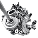 AUDI CVT Geschwindigkeit Automatische CVT Übertragung Ventil Körper + Öl Pumpe 0AW325031