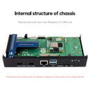 Raspberry Pi CM5 IO Compute Module 5 IO Board Metallgehäuse zur Wärmeableitung