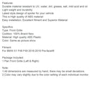 2016-2019 BMW X1 F48 F49 2ST glänzend schwarzer Frontnierengrill