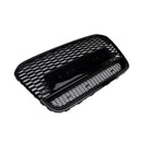 RS6 Style Front Mesh Honeycomb Grill Grille Fit Audi A6 S6 C7 2012-2015