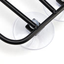 Klassischer Motorrad-Tankträger, schwarz, universell, mit Saugnäpfen