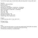 2007–2013 Mercedes Benz W221 S-Klasse LED-Rücklicht links 2218201364