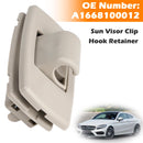 Grau Sonnenblende Clip Haken Retainer Für Mercedes Benz C-klasse W205 S205 2015-2019