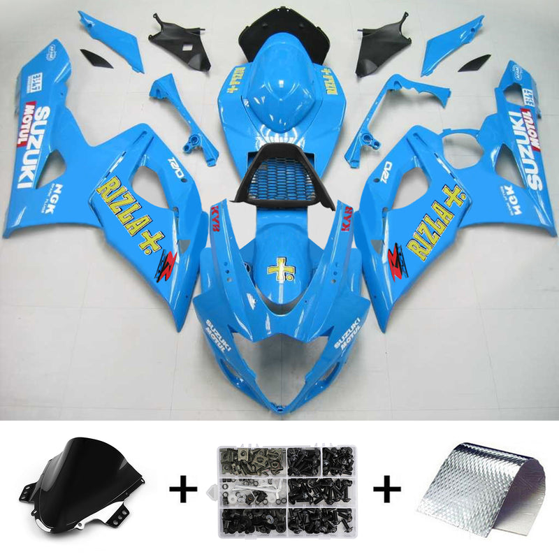 2005-2006 Suzuki GSXR1000 K5 Kit de gatillo de inyección Carrocería Plástico ABS