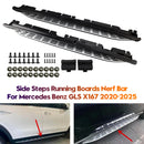 2020-2025 Mercedes GLS X167 Side Steps Running Boards Nerf Bar For  Left + Right Running Board Side Step