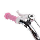 Bicicletta da princess för barn där 18" med rotell och rosa ost