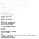 1995-2004 BMW E39 Série 5 Prata Painel de acabamento Anéis Velocímetro Painel de instrumentos 500-125