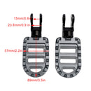 Forfodfodstøtter Fit til Honda CL250 CL300 CL500 Trail 125 2023-2024