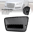 Kylargrill fram för Audi Q7 SQ7 (2005–2015), blank svart