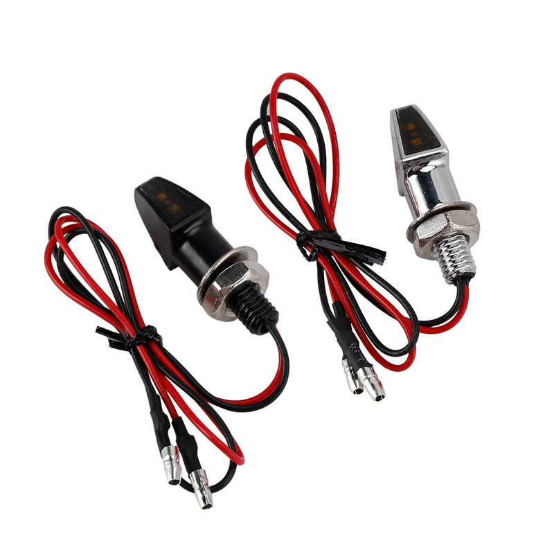 12V LED Blinker Anzeige Licht 8mm Universal Motorrad Für Yamaha