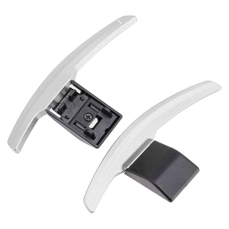 Schaltwippenverlängerung für BMW F-Serie F30 F31 F32 F10 X3 X5 Aluminium Silber