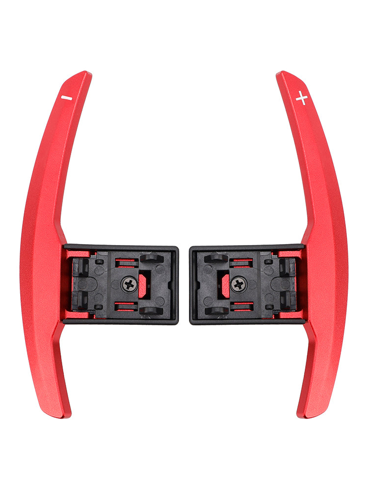 Schaltwippenverlängerung für BMW F-Serie F30 F31 F32 F10 X3 X5 Aluminium Rot