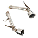 2008-2013 Infiniti G37 2dr kupé zadní tlumič výfuku výfukové potrubí z nerezové oceli