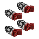 Paquete de 4 inyectores para Nissan D21 XE Pickup 2.4L 93-95 JS40-1 16600-72P00