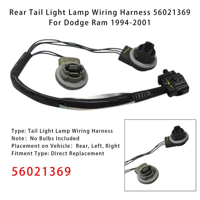 1994–2001 Dodge Ram Rücklicht Lampe Kabelbaum 56021369