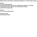 2011-2016 6,6L LML Duramax Billet aluminium Grille Heater Gasshus Slett