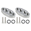 2er-Pack Ölkühleradapter -6AN ORB O-Ring Ein-/Ausgangsanschlussplatte LS1 LSX LS3 LS LS2