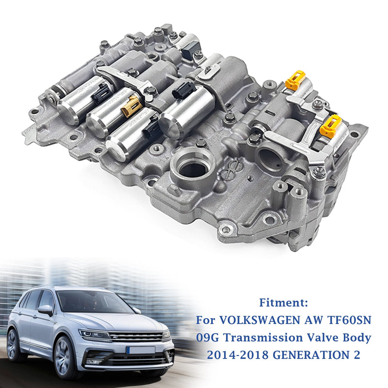 2014-2018 VOLKSWAGEN AW GENERACIÓN 2 TF-60SN 09G Cuerpo de válvula de transmisión (GEN 2)