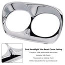 Kledning med dobbel frontlysramme for Road Glide 1998-2013