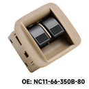 1998-2000 Mazda Miata med elektriske vinduer, strømbryter for midtkonsoll, NC11-66-350B-80