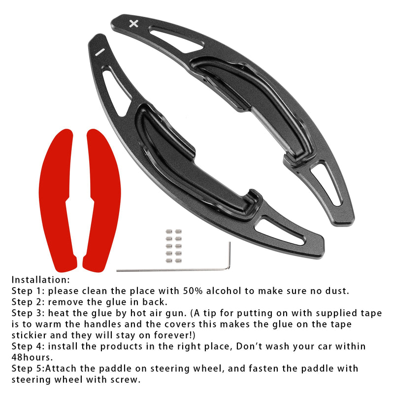 Lenkrad Paddle Shifter Erweiterung Für BMW M3 M4 X5M X6M Aluminium