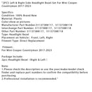 2017–2023 Mini Cooper Countryman 2 Stück links und rechts Scheinwerferblende Set