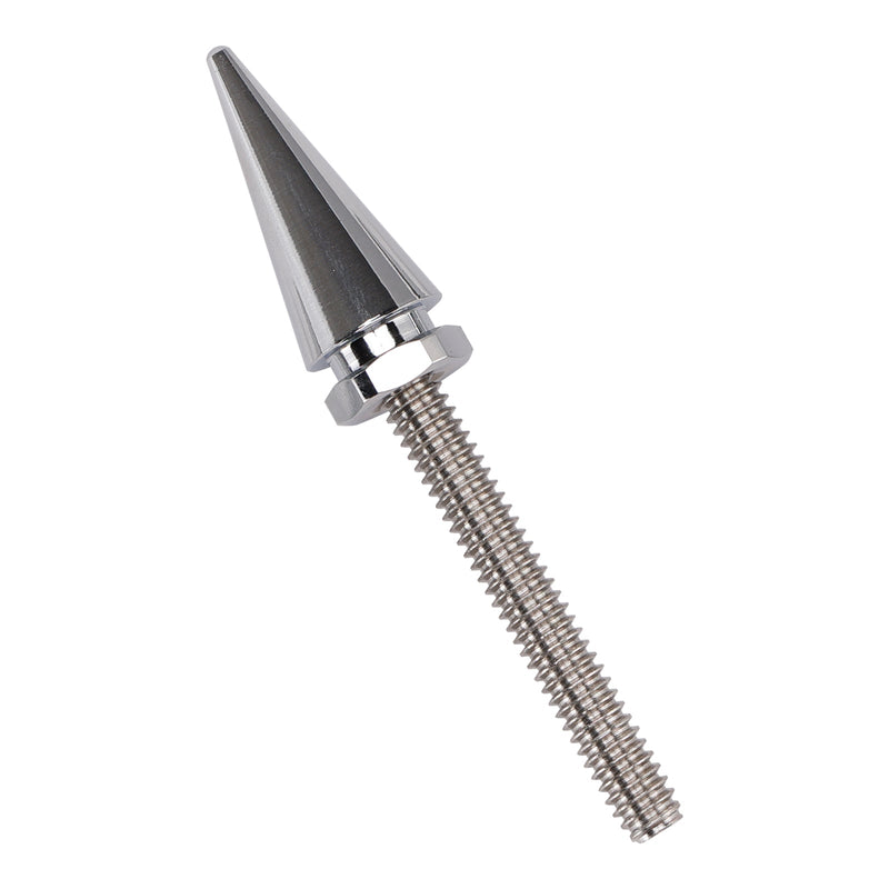 3 silberne Windschutzscheibenbolzen mit Dornen für Electra Glide, Tri Glide und Street Glide (Baujahre 2014–2025)