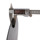 Ovales, bare lisensplate laget av aluminiumslegering, DIY, universell passform for motorsykler