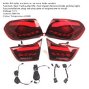 2014–2020 BMW F36 (Gran Coupé/Cabrio) L&R Red LED Baglys, baglysmodul 63217296100 63217296099