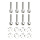 Kryty motoru nerezové UNC imbusové šrouby sada 59 kusů. Pro Sportster XL od roku 2004