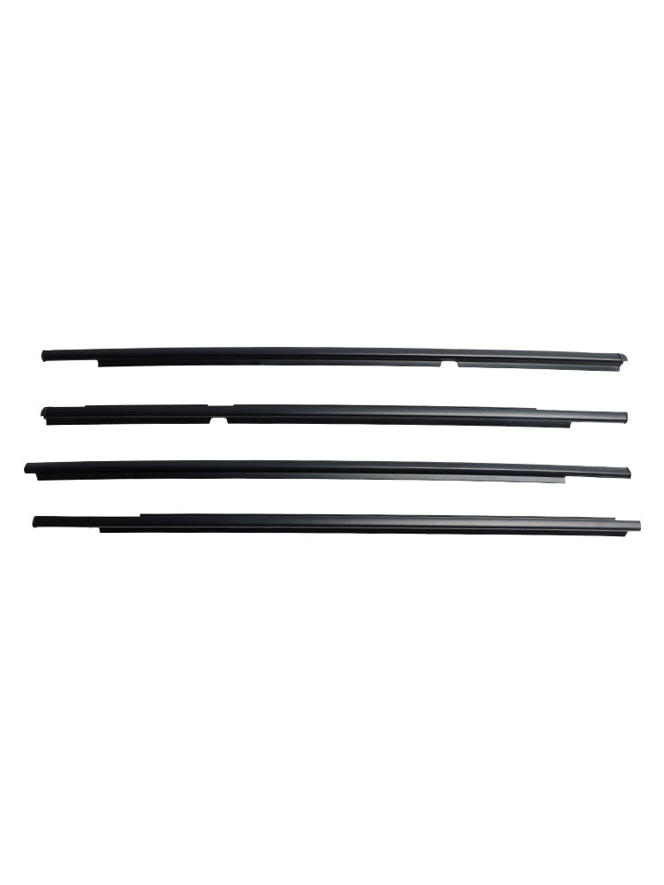 4 stk ytre dørglass værlist for Toyota Yaris Vitz 2005-2010