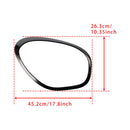 2 kappaletta loistavat mustat ajovalot koristirengas Mini Cooper Countryman R60: lle