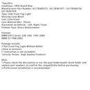 Paar Frontstoßstange Nebelscheinwerfer Lampen ohne Leuchtmittel für BMW E39 5er-Reihe 1995-1998