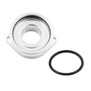 Hliníkový bov fouká z adaptéru příruby ventilu RS pro Greddy na HKS FV SSQV