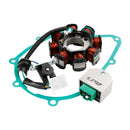 Generator Stator regulator og pakning passer til Honda Wave 125 Wave 110 ANF125MST8 07-08
