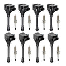 2017–2020 Nissan Titan 5.6L V8 8X Zündspule &amp; Zündkerze UF812 UF813